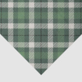 Traditional plaid in shades of  green tissuepapier (Detail)