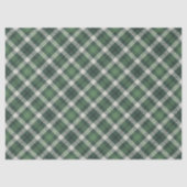Traditional plaid in shades of  green tissuepapier (Voorkant)