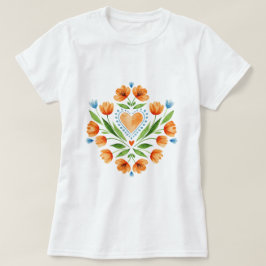  Traditional Polish folk art T-shirt