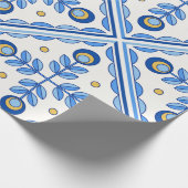 Traditional Portugal Lisbon azulejo ceramic tiles. Cadeaupapier (Hoek)