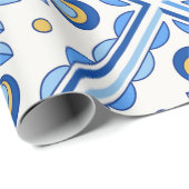 Traditional Portugal Lisbon azulejo ceramic tiles. Cadeaupapier (Rol Hoek)