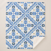 Traditional Portugal Lisbon azulejo ceramic tiles. Sherpa Deken (Voorkant)