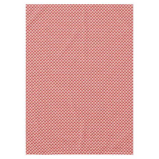 Traditional Red Chinese Dance Fans Wit Tafelkleed (Voorkant)