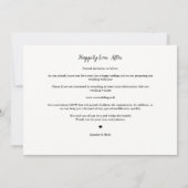 Traditional Romantic Pink Floral Orchids Garland Save The Date (Achterkant)