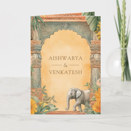 Traditional South Indian Photo QR Code Wedding (Voorkant)