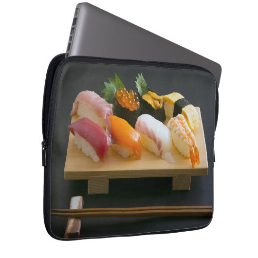 Traditional Sushi Platter – Laptop Sleeve by SUSHI (Voorkant Rechts)