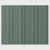 Traditional Tatreez Print Wrapping Paper Cadeaupapier (Vlak)