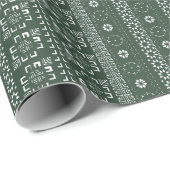 Traditional Tatreez Print Wrapping Paper Cadeaupapier (Rol Hoek)