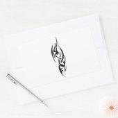 Traditional Tattoo Art Inspired Design Rechthoekige Sticker (Envelop)