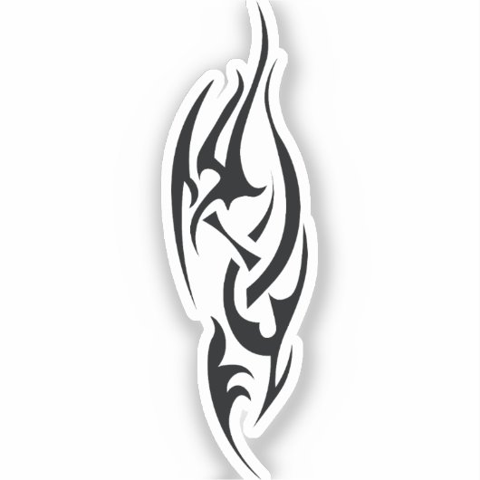 Traditional Tattoo Art Inspired Design Sticker (Voorkant)