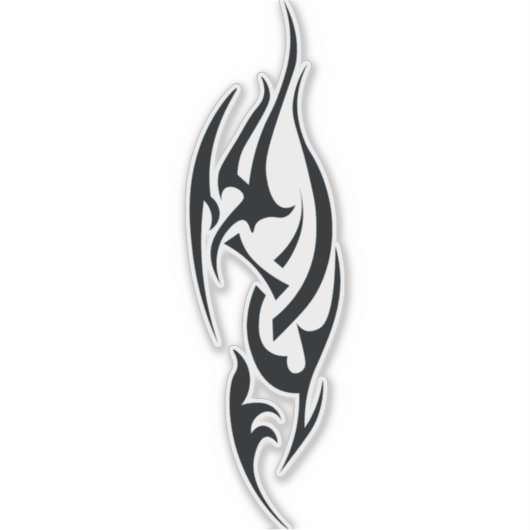 Traditional Tattoo Art Inspired Design Sticker (Voorkant)