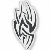 Traditional Tattoo Art Inspired Design Sticker (Voorkant)