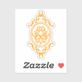 Traditional Tattoo Art Inspired Design Sticker