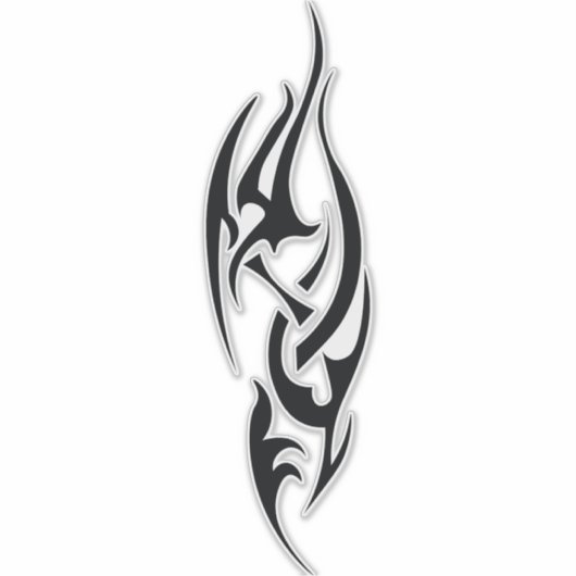 Traditional Tattoo Art Inspired Design Sticker (Voorkant)