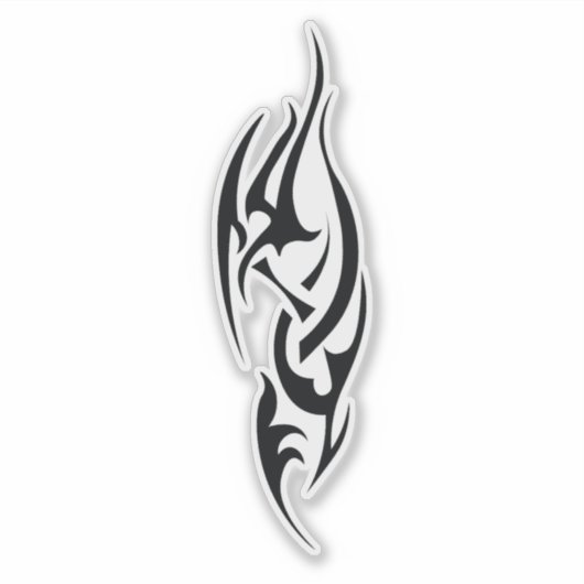 Traditional Tattoo Art Inspired Design Sticker (Voorkant)