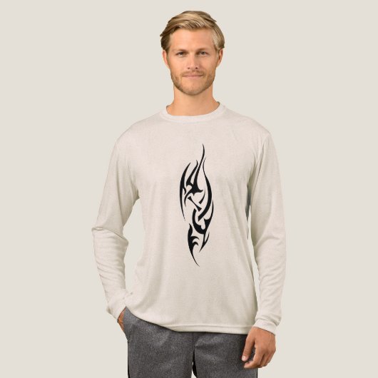Traditional Tattoo Art Inspired Design Tri-Blend Shirt (Voorkant)
