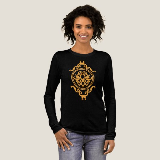Traditional Tattoo Art Inspired Design Tri-Blend Shirt (Voorkant)
