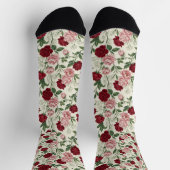 Traditional Tattoo True Love Heart Dagger and Rose Sokken (Top)