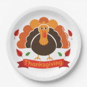 Traditional Thanksgiving Design Papieren Bordje (Voorkant)