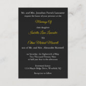 Traditional Wedding with Both Parents Names on Kaart (Voorkant)