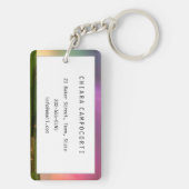 Traditional windmill under the Northern Lights Sleutelhanger (achterkant)