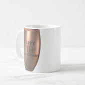 Traditioneel 7-de-Jubileum koper Koffiemok (Voorkant links)