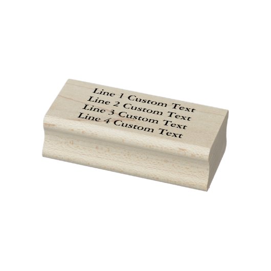 Traditioneel aangepast bedrijf met 4 regels serif rubberstempel (Stempel)