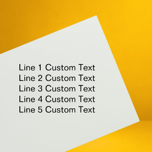 Traditioneel aangepast bedrijf met 5 regels serif zelfinktende stempel