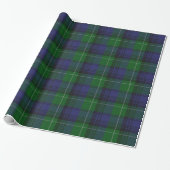Traditioneel Abercrombie Tartan inpakpapier (Uitgerold)
