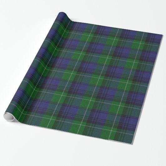Traditioneel Abercrombie Tartan inpakpapier (Uitgerold)