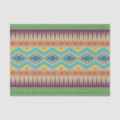 Traditioneel Abstract Aztec Geometric Pattern Brow Tissuepapier (Voorkant)