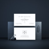 Traditioneel advocaat op schaal van de wet Waterme Visitekaartje