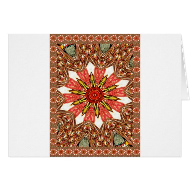 Traditioneel Afrikaans-Aziatische patroon (Voorkant Horizontaal)