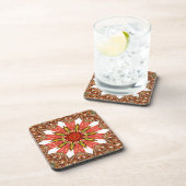 Traditioneel Afrikaans-Aziatische patroon Drankjes Onderzetter (Rechterzijde)