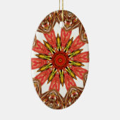 Traditioneel Afrikaans-Aziatische patroon Keramisch Ornament (Rechts)