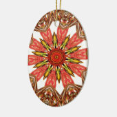 Traditioneel Afrikaans-Aziatische patroon Keramisch Ornament (Links)