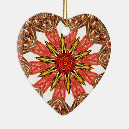 Traditioneel Afrikaans-Aziatische patroon Keramisch Ornament (Rechts)