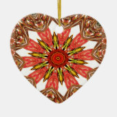 Traditioneel Afrikaans-Aziatische patroon Keramisch Ornament (Voorkant)