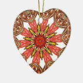 Traditioneel Afrikaans-Aziatische patroon Keramisch Ornament (Links)