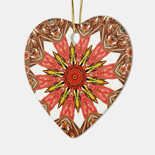 Traditioneel Afrikaans-Aziatische patroon Keramisch Ornament (Links)