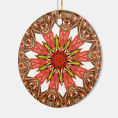 Traditioneel Afrikaans-Aziatische patroon Keramisch Ornament (Links)