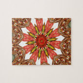 Traditioneel Afrikaans-Aziatische patroon Legpuzzel (Horizontaal)