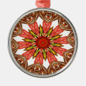 Traditioneel Afrikaans-Aziatische patroon Metalen Ornament (Voorkant)