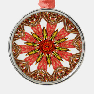 Traditioneel Afrikaans-Aziatische patroon Metalen Ornament