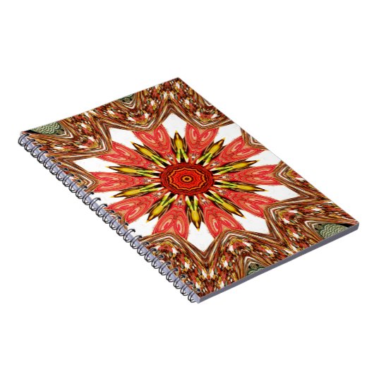 Traditioneel Afrikaans-Aziatische patroon Notitieboek (Rechterzijde)