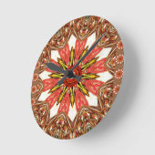 Traditioneel Afrikaans-Aziatische patroon Ronde Klok (Hoek)