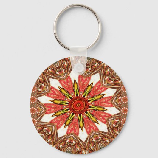 Traditioneel Afrikaans-Aziatische patroon Sleutelhanger (Voorkant)
