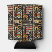 Traditioneel Afrikaans etnisch ornament, tribaal p Blikjeskoeler (Achterkant)