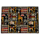 Traditioneel Afrikaans etnisch ornament, tribaal p Groot Cadeauzakje (Voorkant)