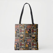 Traditioneel Afrikaans etnisch ornament, tribaal p Tote Bag (Voorkant)
